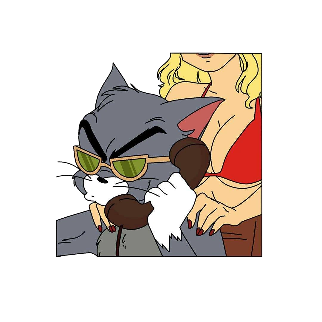 Rich Tom Sticker